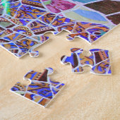 Park Guell, Barcelona, Spanien Puzzle (Seite)