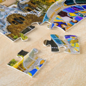 Park Güell, Barcelona, Spanien Puzzle (Seite)