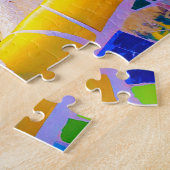 Park Guell, Barcelona, Spanien Puzzle (Seite)