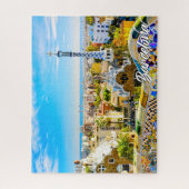 Park Guell, Barcelona, Spanien Puzzle (Vertikal)