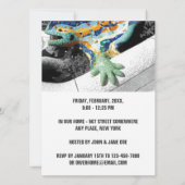 Park Guell Barcelonas Gaudi Einladung (Rückseite)