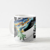 Park Guell Barcelonas Gaudi Kaffeetasse (Vorderseite Links)