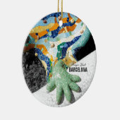 Park Guell Barcelonas Gaudi Keramik Ornament (Rechts)