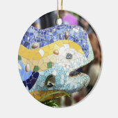 Park Guell Drache Verzierung Keramik Ornament (Links)
