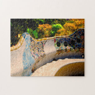 Park Guell Gaudi Barcelona. Puzzle