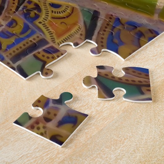 Park Guell in Barcelona Puzzle (Seite)