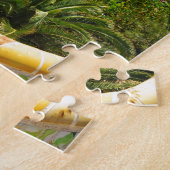 Park Guell in Barcelona, Spanien Puzzle (Seite)