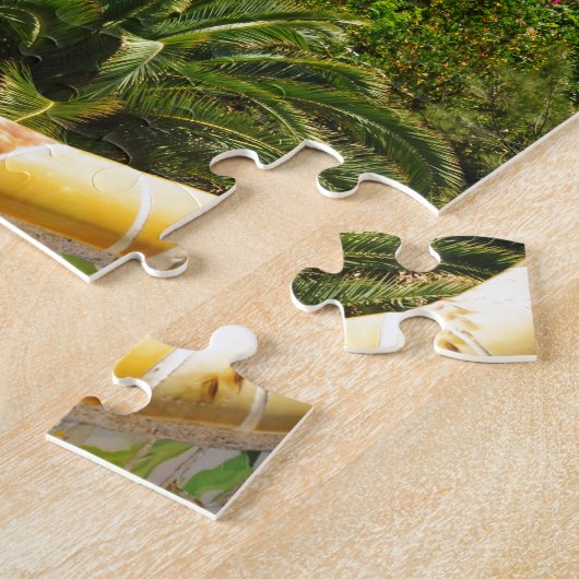 Park Guell in Barcelona, Spanien Puzzle (Seite)