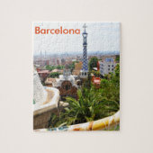 Park Guell in Barcelona, Spanien Puzzle (Vertikal)