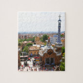 Park Guell in Barcelona, Spanien Puzzle (Vertikal)