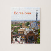 Park Guell in Barcelona, Spanien Puzzle (Vertikal)