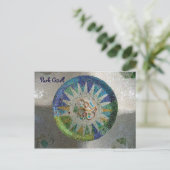 Park Güell - Individuell gestaltet Postkarte (Stehend Vorderseite)