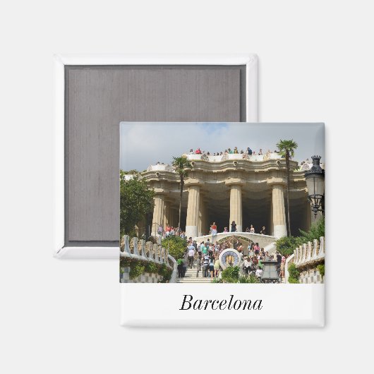 Park Guell Magnet (Vorderseite/Rückseite)