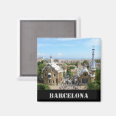 Park Guell Magnet (Vorderseite/Rückseite)