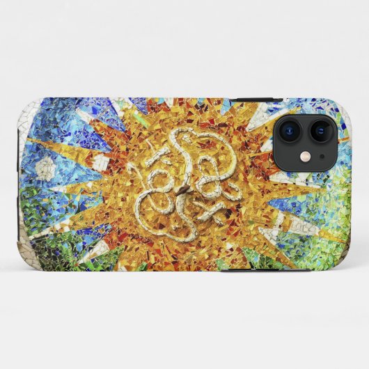 Park Guell mosaics Case-Mate iPhone Hülle (Rückseite (Horizontal))