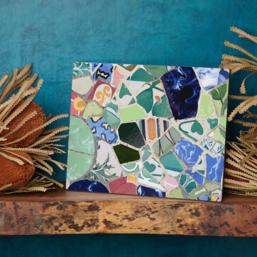 Park Guell mosaics Fotoplatte (Seite)