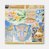 Park Guell mosaics Magnet (Vorne)