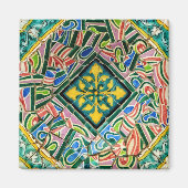 Park Guell mosaics Magnet (Vorne)