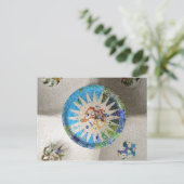Park Guell mosaics Postcard Postkarte (Stehend Vorderseite)
