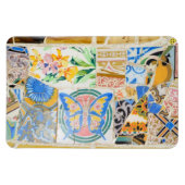 Park Guell mosaics Premium Magnet (Horizontal)