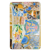 Park Guell mosaics Premium Magnet (Vertikal)
