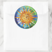 Park Guell mosaics Sticker (Tasche)