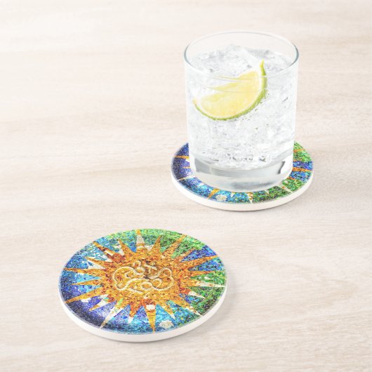 Park Guell mosaics Untersetzer (Seite)