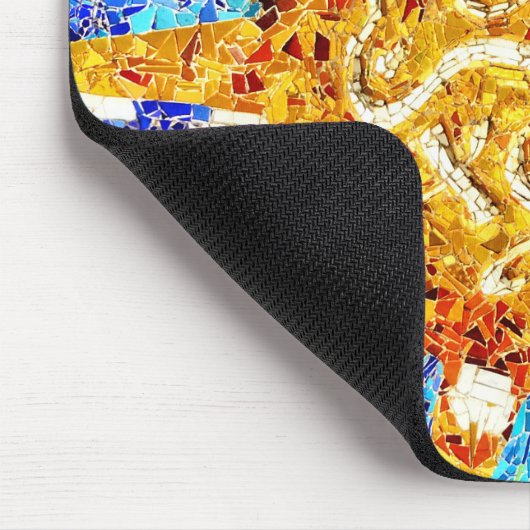 Park Guell Mosaik Mousepad (Ecke)