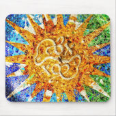 Park Guell Mosaik Mousepad (Vorne)