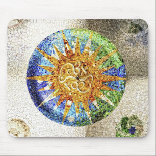Park Guell Mosaik Mousepad