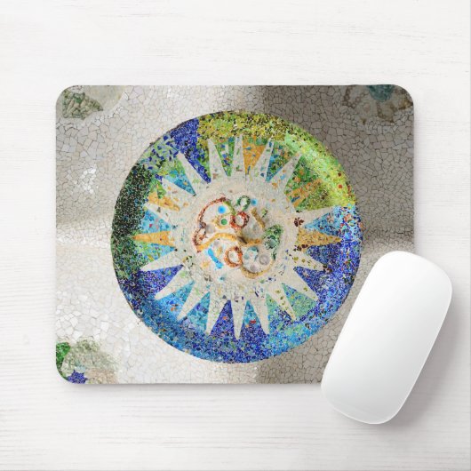 Park Guell Mosaik Mousepad (Mit Mouse)
