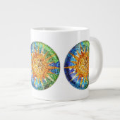 Park-Guell-Mosaik Spezielle Tasse (Vorderseite Rechts)