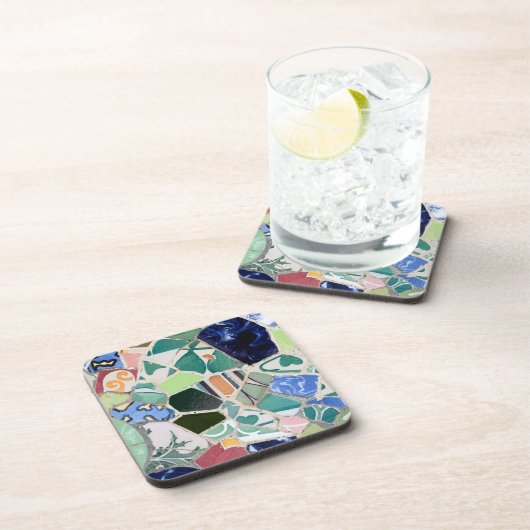 Park Guell Mosaik Untersetzer (Rechte Seite)