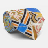 Park Guell Mosaiken Krawatte (Gerollt)