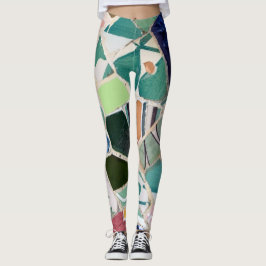 Park Guell Mosaiken Leggings