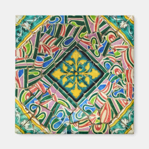Park Guell Mosaiken Magnet