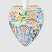 Park Guell Mosaiken Ornament (Vorderseite)