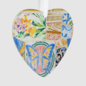 Park Guell Mosaiken Ornament (Vorderseite)