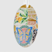 Park Guell Mosaiken Ornament (Vorderseite)