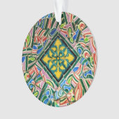 Park Guell Mosaiken Ornament (Vorderseite)