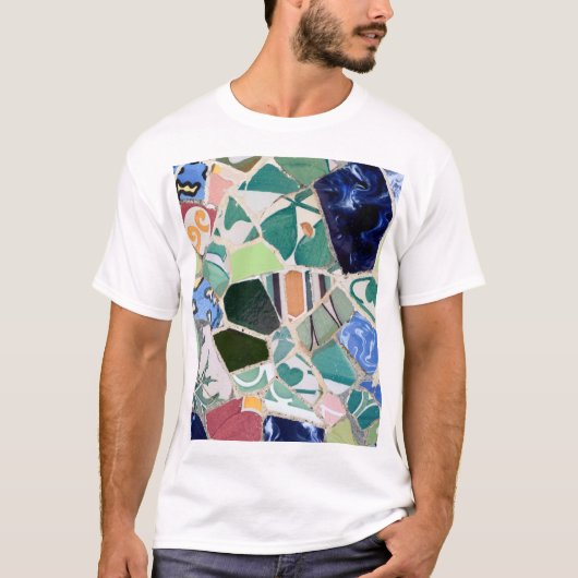 Park Guell Mosaiken T-Shirt (Vorderseite)