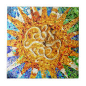 Park Guell Mosaikfliese Fliese (Vorderseite)