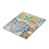 Park Guell Mosaikfliese Fliese (Seite)