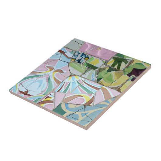 Park Guell Mosaikfliese Fliese (Seite)