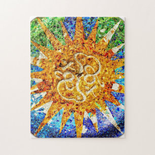 Park Guell Mosaikpuzzlespiel Puzzle