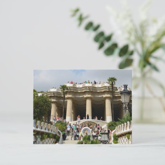Park Guell Postcard Postkarte (Stehend Vorderseite)