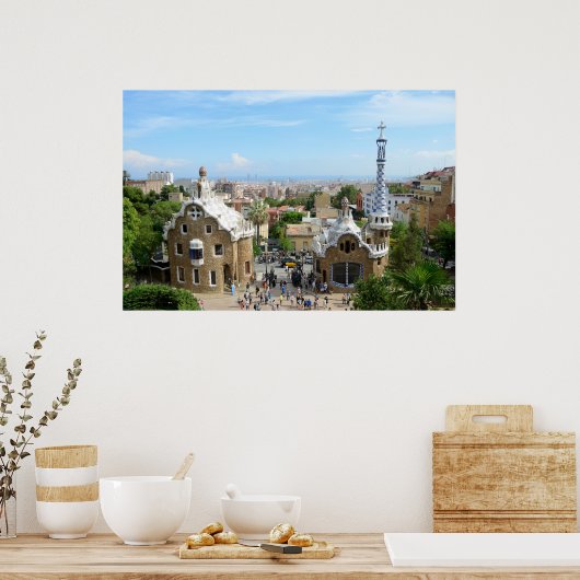 Park Guell Poster (Küche)