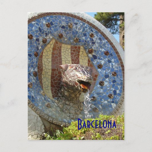 Park Guell Postkarte (Vorderseite)