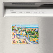 Park Güell Spanien Magnet (In Situ (Geschirrspüler))