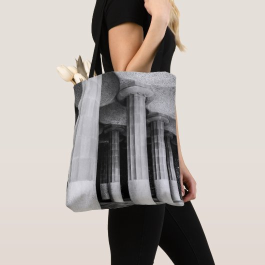 Park Güell von Antonio Gaudi in Barcelona Foto Tasche (Von Nahem)